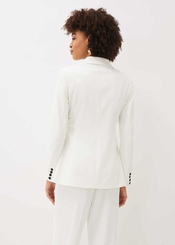 Phase Eight Solange Jackets White USA | 1935086-PK